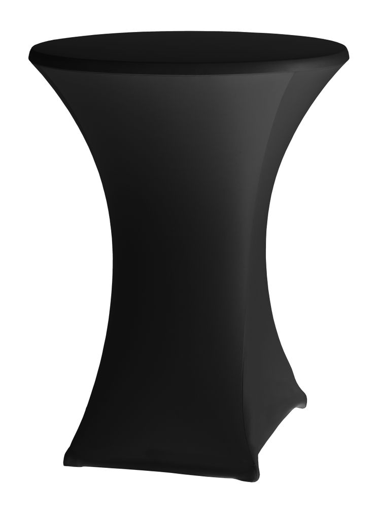 Bordsduk, rund, HENDI, 811047, 810958, Svart, ⌀850x(H)1150mm