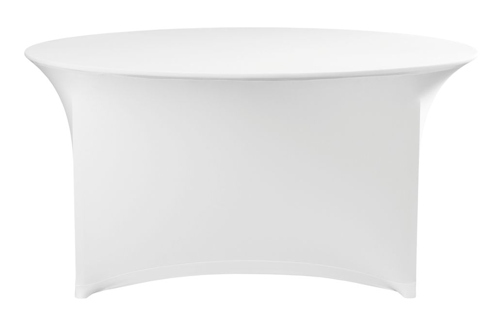 Bordsduk rund, HENDI, 810941, Vit, Ø1800x(H)760mm