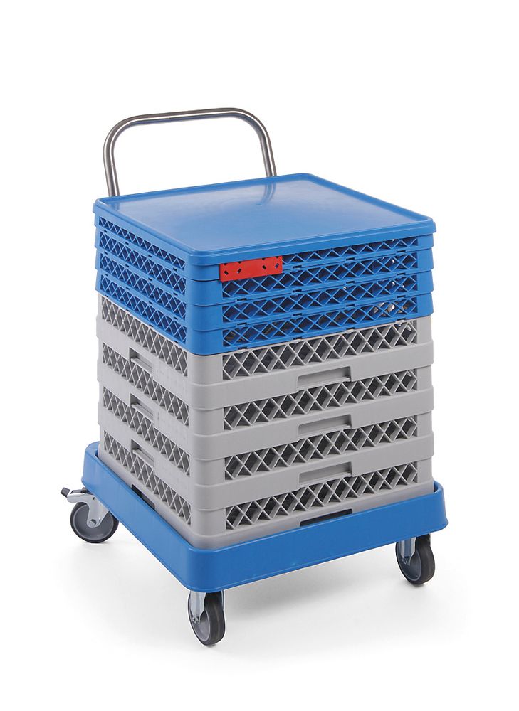 Vagn för diskmaskinskorgar med handtag, HENDI, 575x545x(H)920mm