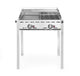 Hendi Green Fire med 2 brännare, Profi Line, Emaljerad gjutjärns Gastronorm 1/1 stekpanna och galler, 11,6 kW, 740x615x(H)825 mm