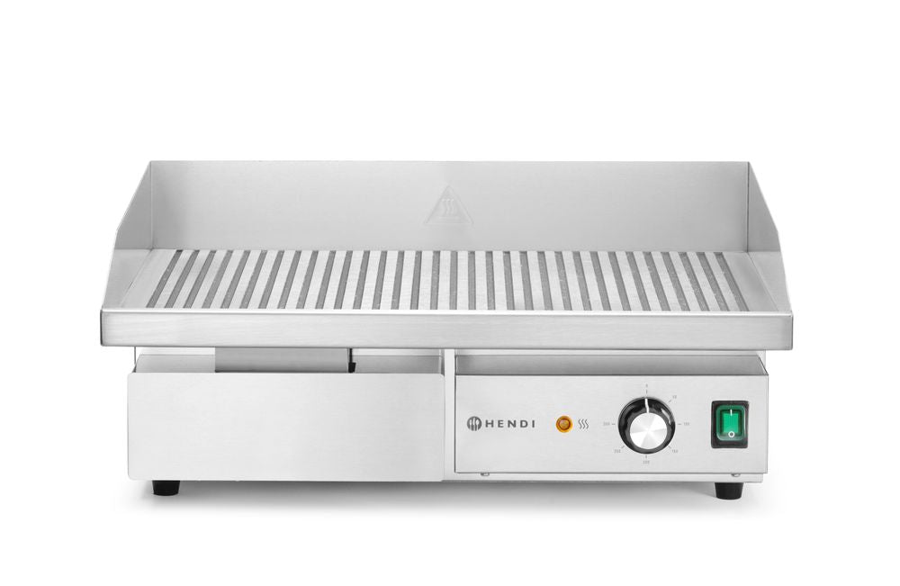 Stekpanna, räfflad, HENDI, Budget Line, 220-240V/3000W, 550x430x(H)240mm