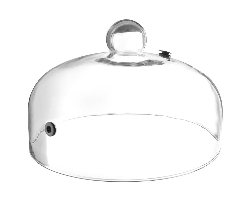 Glaskupol med ventilation, HENDI, Plattkupol, Ø260x(H)175mm