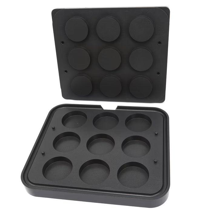 MAXIMA Tartletform Cylinder 80 mm - 9 stycken