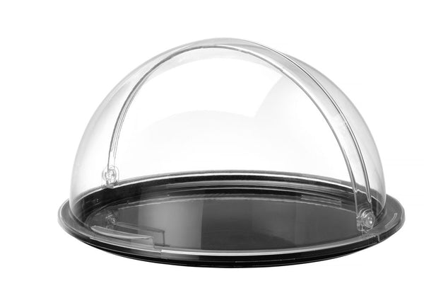 Round tray with rolltop lid