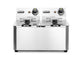 Hendi Fritös Kitchen Line - 2x4L, Kitchen Line, 8L, 230V/6000W, 470x380x(H)315mm