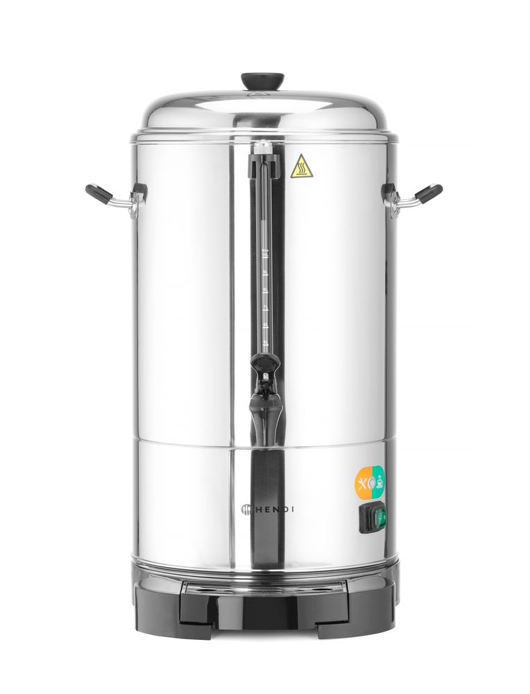Perkolator med dubbel vägg, HENDI, 10 l, 230 V/1500 W, 370 x 390 x (H) 525 mm