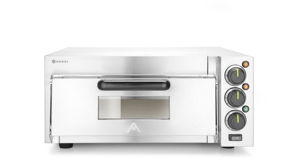 Kompakt pizzaugn, HENDI, Silver, 230V/2000W, 580x560x(H)275mm
