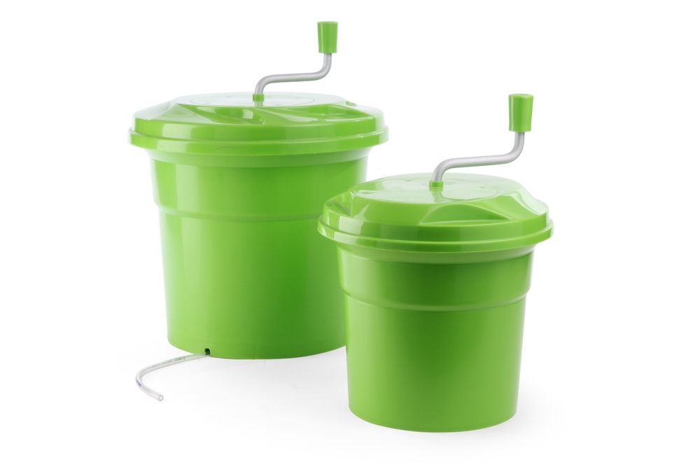 Salladsslunga, HENDI, 12L, Grön, Ø335x(H)430mm