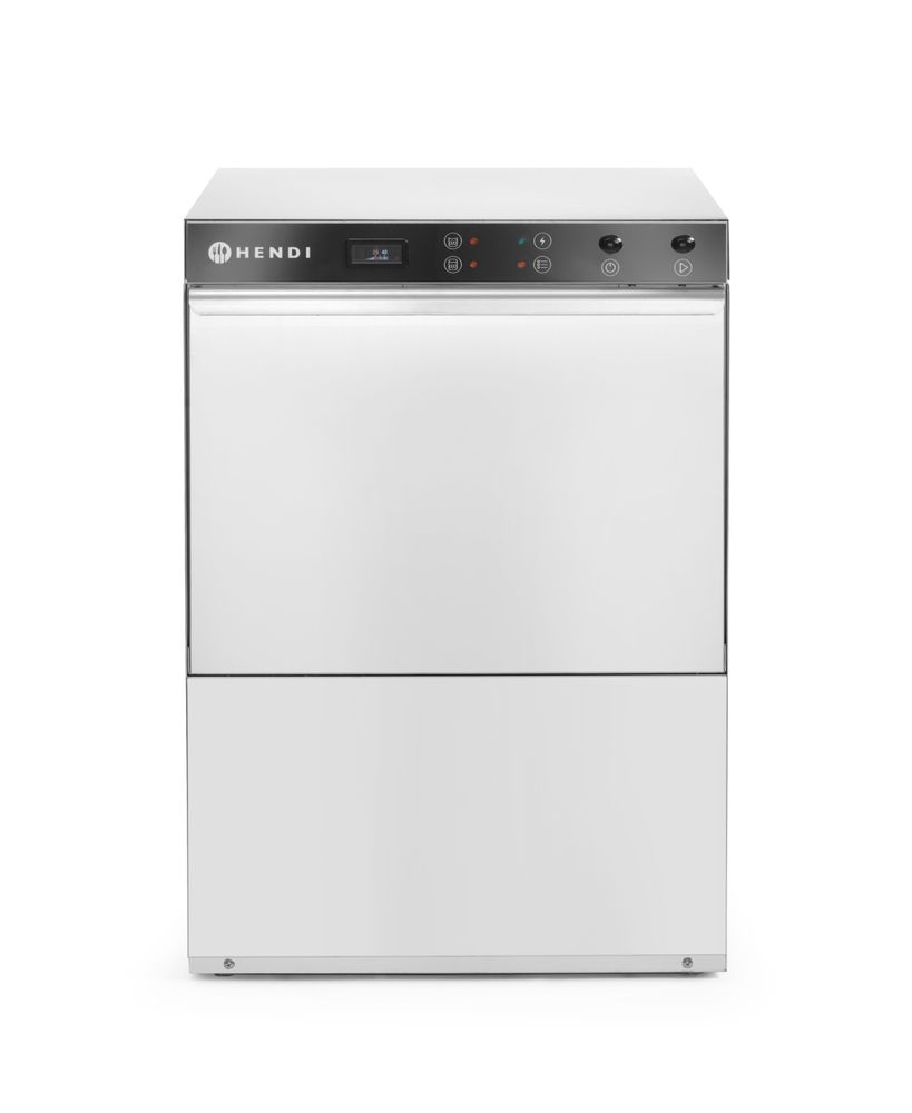 Diskmaskin 50x50 - elektromekanisk styrning, HENDI, 400V/6600W, 570x600x(H)830mm