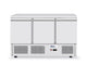 Arktic Kyldisk med tre dörrar Kitchen Line 380L, 230V/220W, 1375x700x(H)890mm
