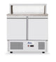 Arktic Pizzadisk med två dörrar, 300 liter, 230V/310W, 900x700x(H)1110mm