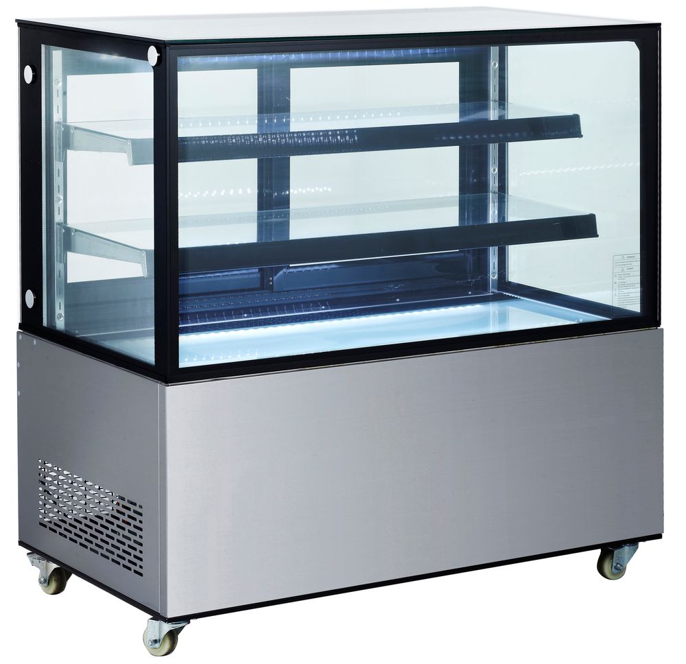 Refrigerated display cabinets with 2 shelves, Arktic, 410L, 230V/490W, 1224x677x(H)1230mm