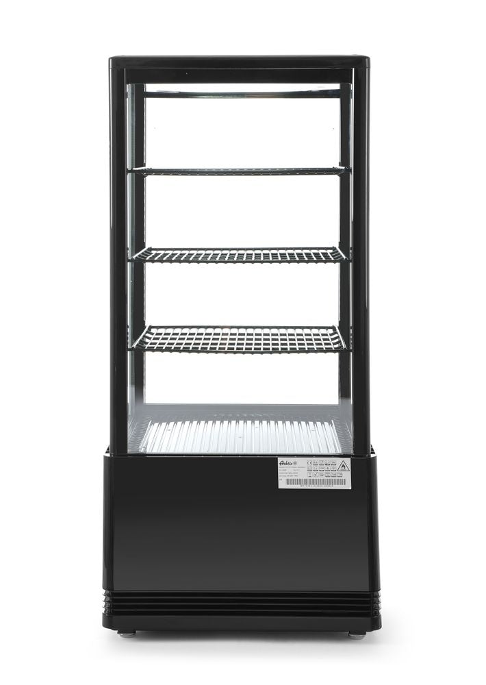 Refrigerated display cabinet, 78 l, Arktic, black, 230V/170W, 444x397x(H)940mm