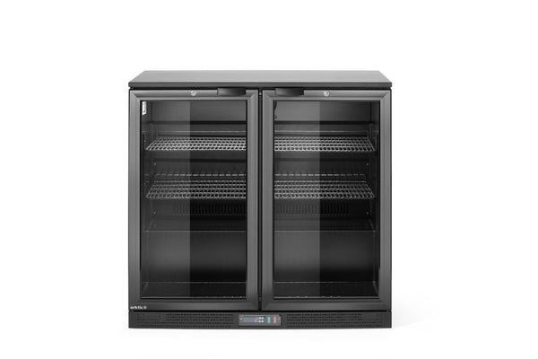 Arktic Kylskåp med barfunktion, dubbeldörr, 158 l, svart, 220-240V/160W, 900x530x(H)870 mm