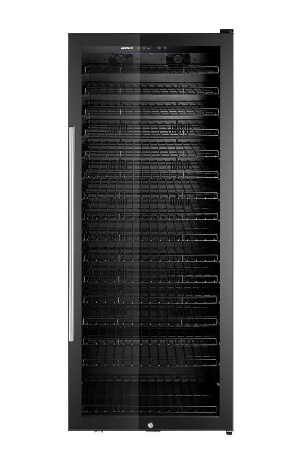 Arktic Vinkyl, 1 zon, 224 flaskor, 542L, Svart, 685x700x(H)1833mm