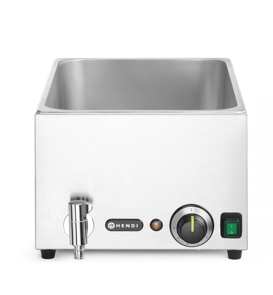 HENDI Bain-marie med avtappningskran Ranger, GN 1/1, 230V/1000W