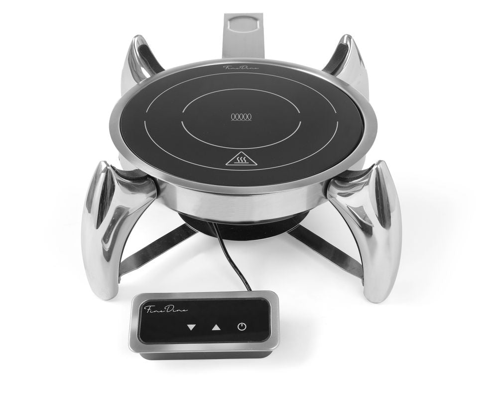 Induktionsvärmare 800W, Fine Dine, Svart, 230V/800W, Ø245x(H)80mm