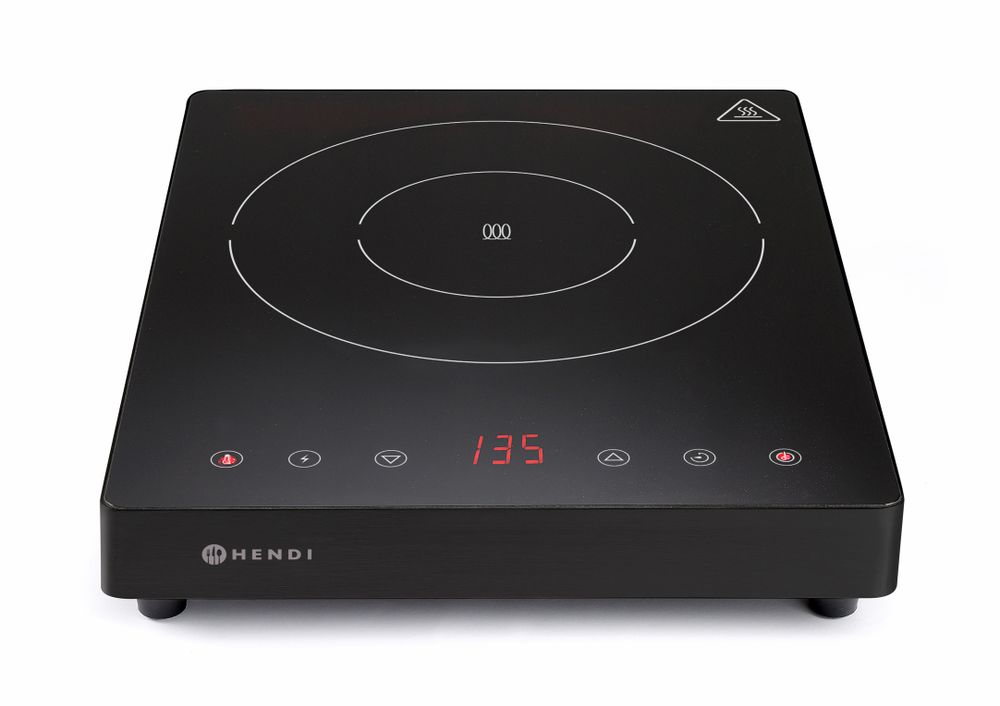 Induktionsspis 2000W Kitchen Line, HENDI, Kitchen Line, 230V/2000W, 297x411x(H)57mm