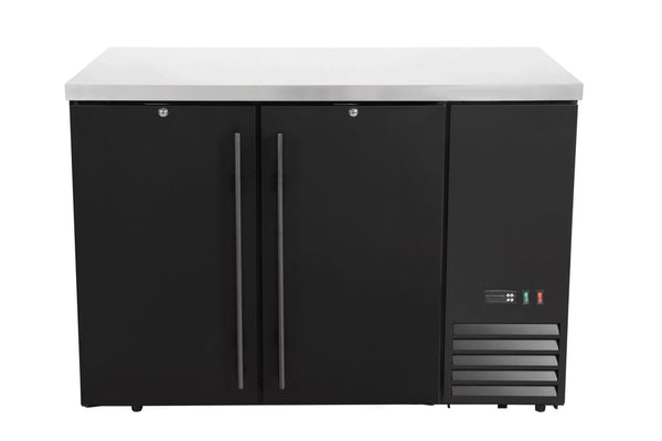 Refrigerated bar counter, solid doors