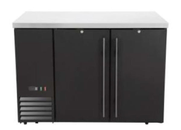 Refrigerated bar counter, solid doors