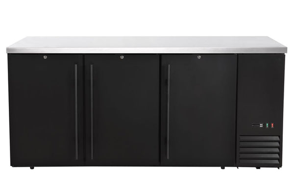 Refrigerated bar counter, solid doors