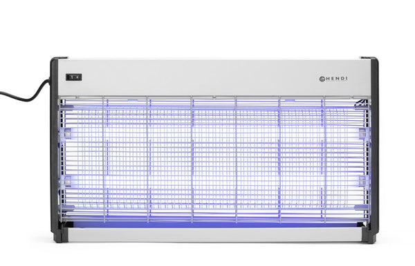 Hendi Högspännings insektsdödare, Täckning: 150 m², 230V/45W, 655x90x(H)360mm