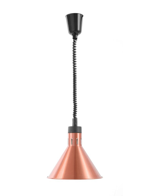 Hendi Koppar konisk värmelampa med stigande och sänkbar effekt, 230V/250W