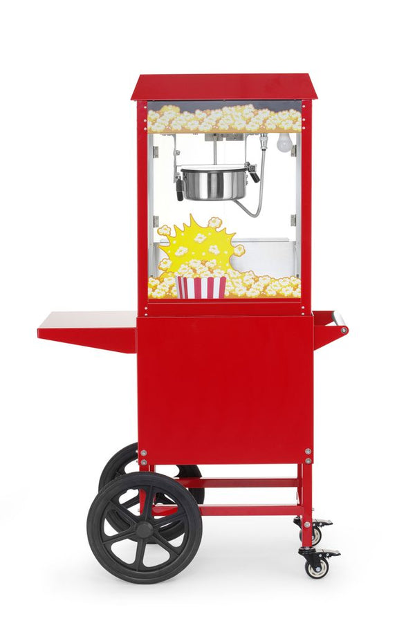 Popcorn machine with cart
