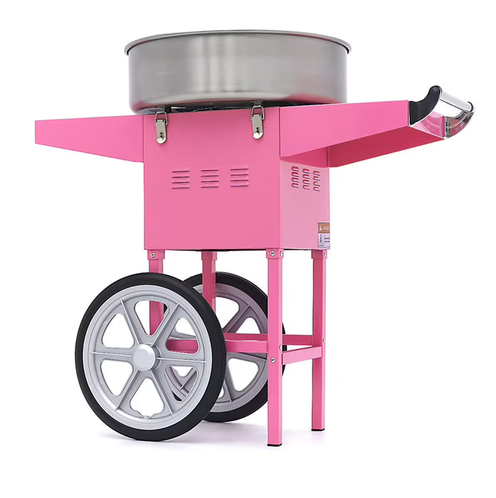 MAXIMA Sockervaddsmaskin med Vagn - Ø 52cm Rosa