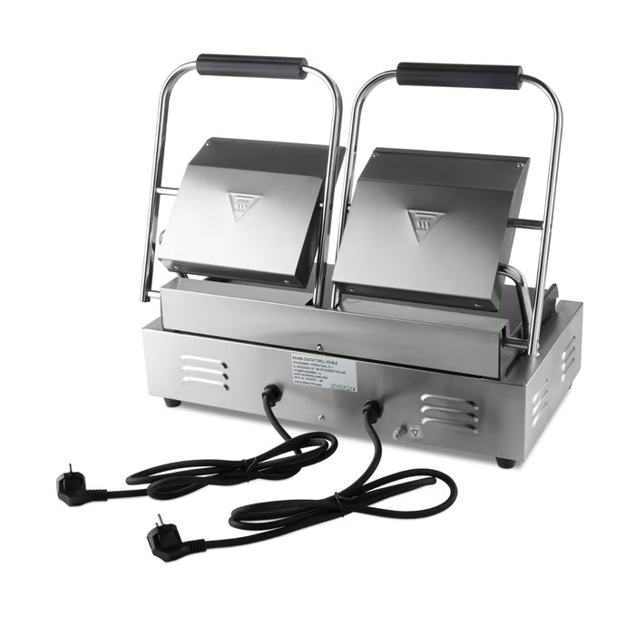 MAXIMA Slät Kontaktgrill Dubbel - 2 x 22cm