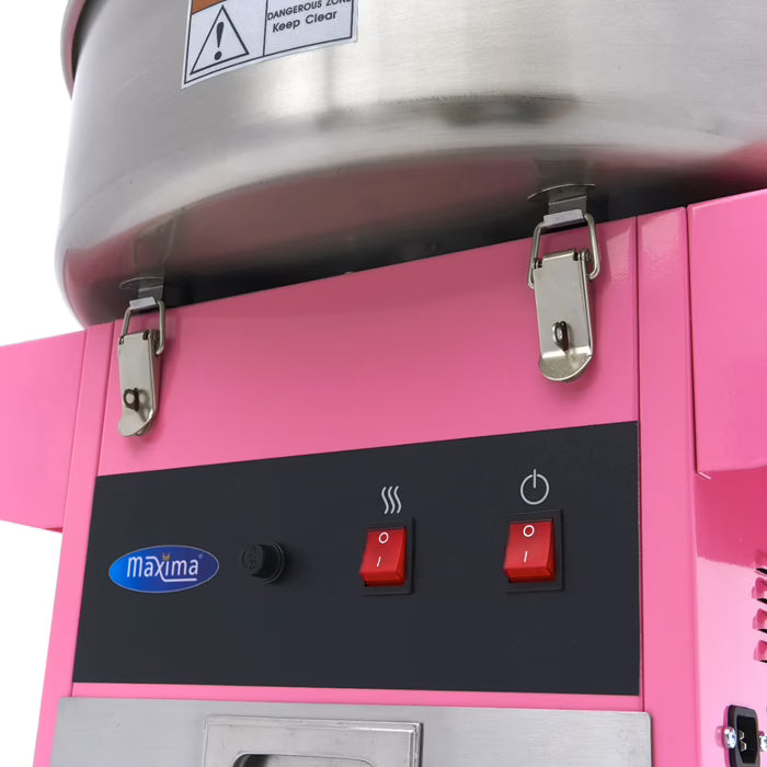 MAXIMA Sockervaddsmaskin med Vagn - Ø 52cm Rosa