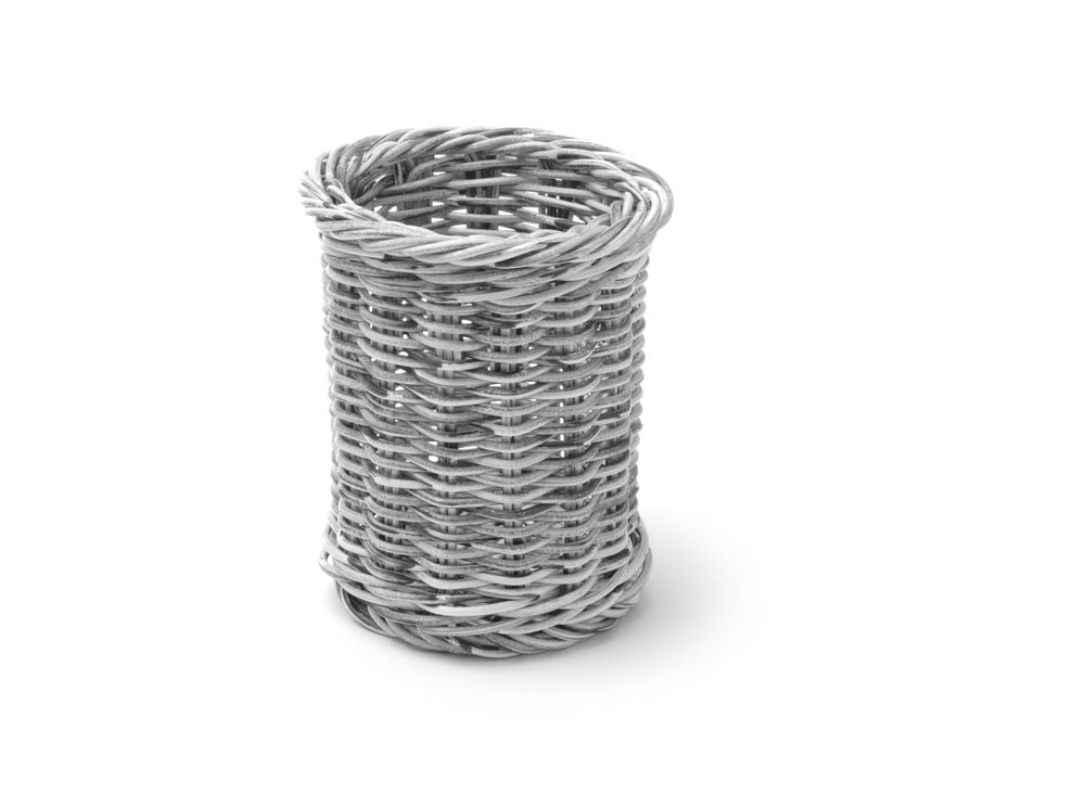 Bestickkorg, HENDI, Ljusgrå, Ø100x(H)120mm