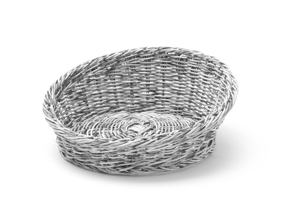 Bagerikorg vinklad rund, HENDI, ljusgrå, ⌀310x(H)120mm