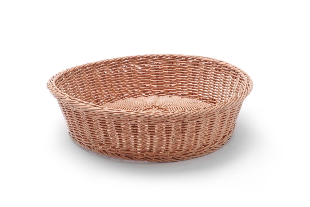 Brödkorg rund, HENDI, Brun, Ø400x(H)90mm