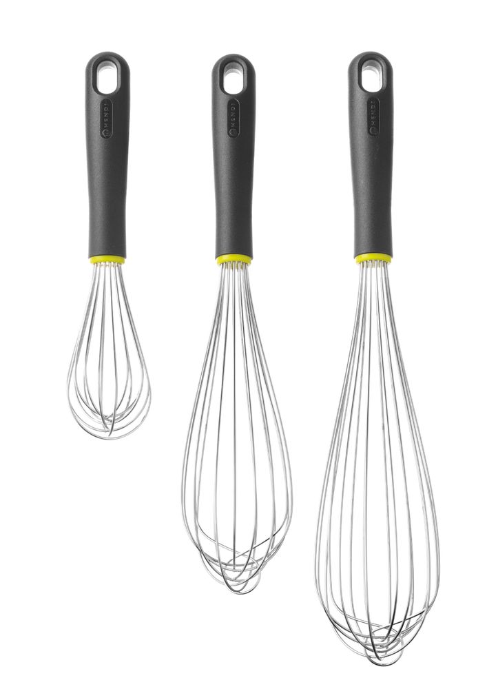 Fransk visp med 8 styva trådar, HENDI, designad av Robert Bronwasser, svart, (L)415mm