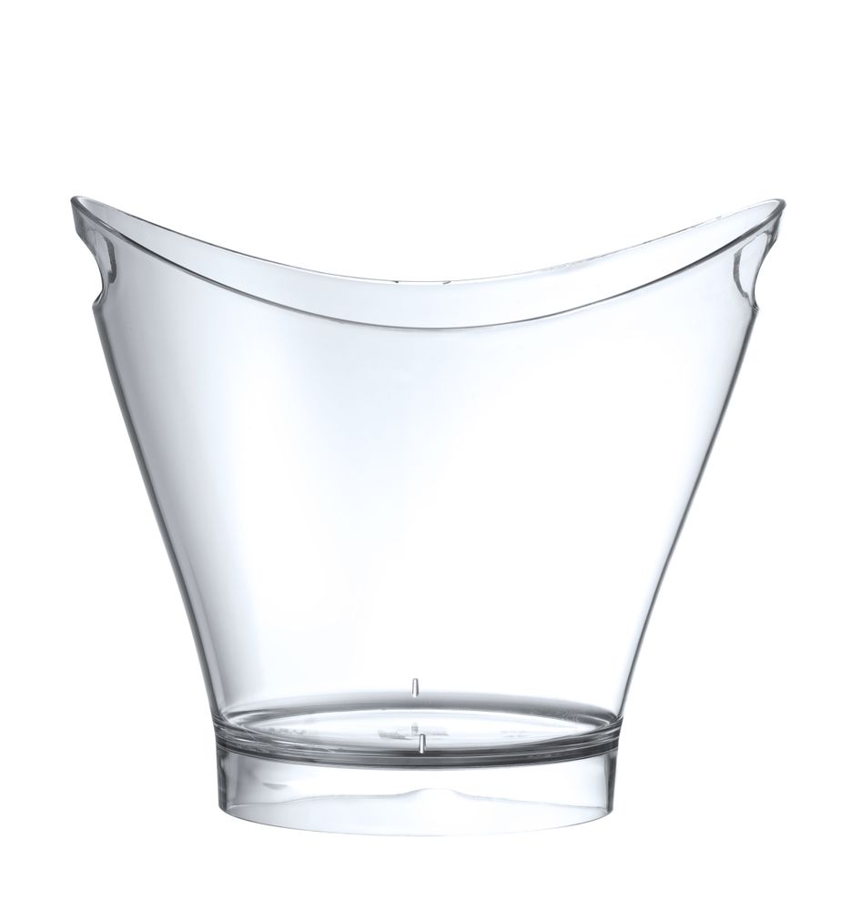 Vin- och champagnehink, BarUp, 6L, Transparent, 300x240x(H)260mm, Oval