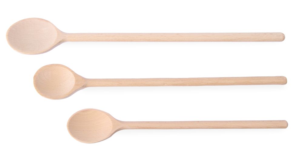Träskedar - set om 3, olika storlekar, HENDI, 3 st., (L)475 mm
