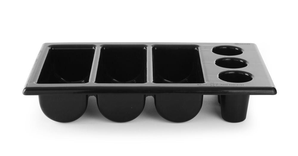 Bestickbricka, HENDI, Svart, 530x325x(H)105mm