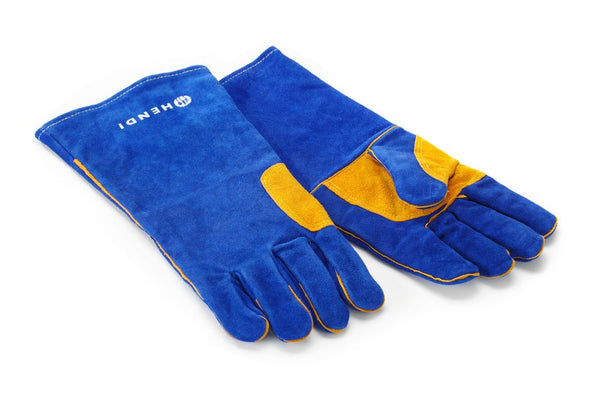 Heat resistant gloves, leather