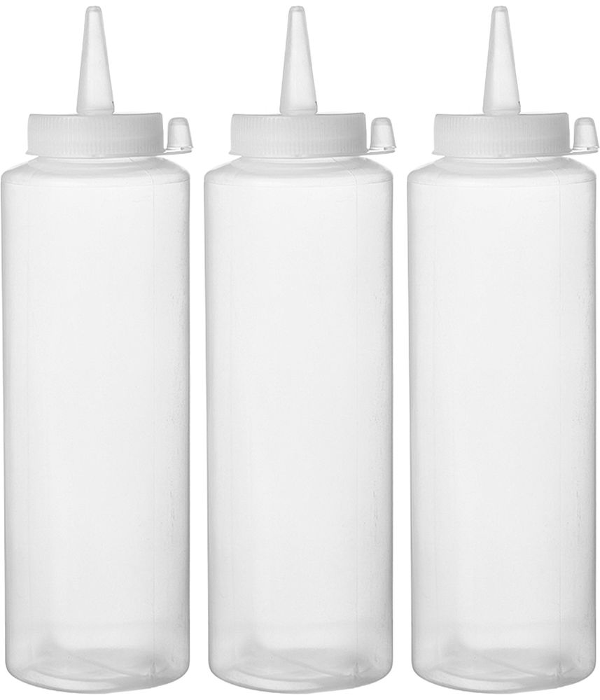 Dispenserflaskset - 3 st, HENDI, 0,2L, Transparent, 3 st., ⌀50x(H)185mm