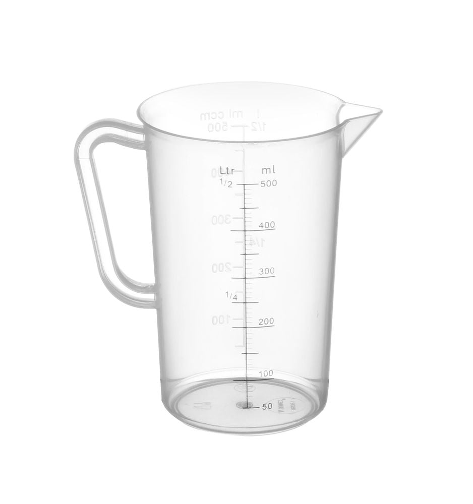 Mätkanna av polypropen, HENDI, 0,5L, ⌀90x(H)140mm