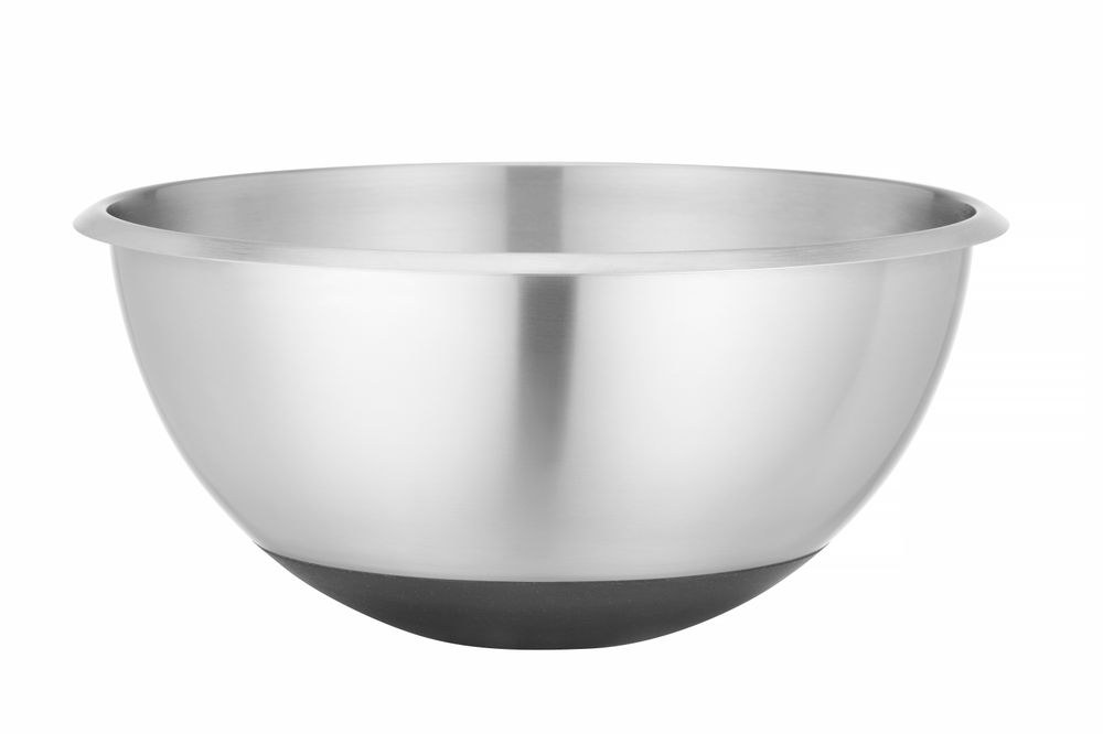 Blandningsskål med gummibotten, HENDI, 6L, Ø330x(H)155mm