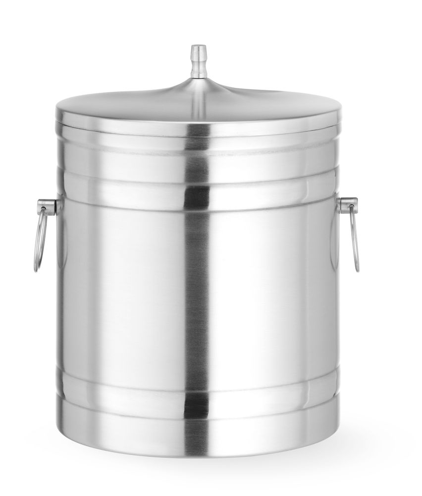 Ishink med dubbel vägg, BarUp, 5L, Silver, Ø200x(H)230mm