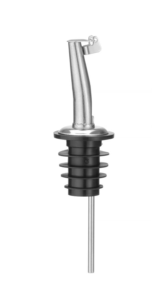 Pourer with flip top