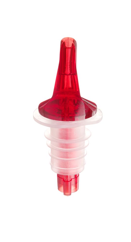 Free-flow pourer, BarUp, Red, 4 pcs