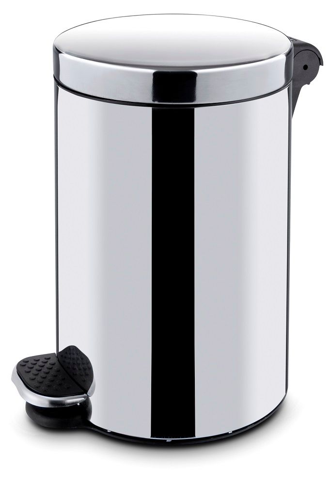 Rund pedalbehållare med innerbehållare, HENDI, 5 l, Ø210 x (H) 280 mm