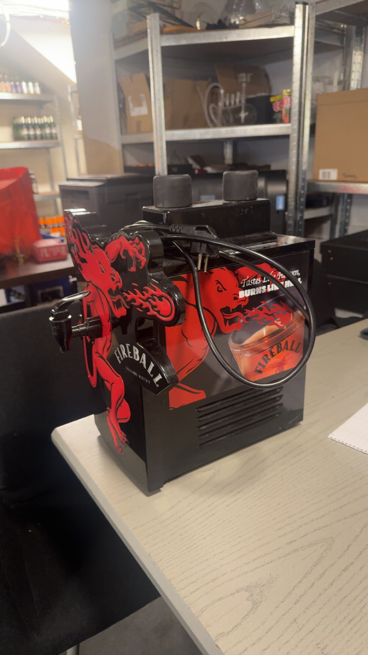 Fireball shot maskin - dubbel