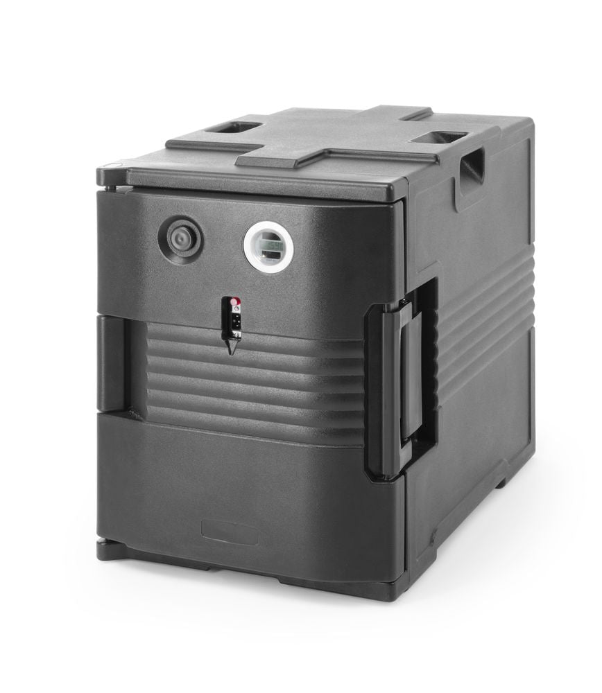 Termoisolerad behållare med värmefunktion – catering, AmerBox, GN 1/1, 220-240V/200W, 477x680x(H)620mm