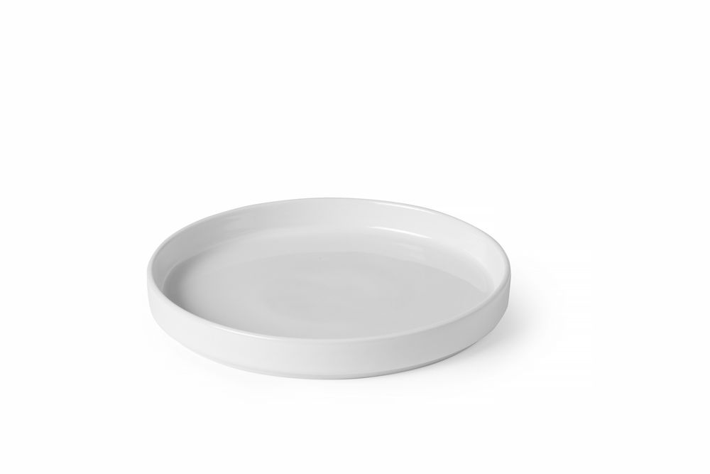Tallrik med hög kant Oslo, HENDI, Oslo, Vit, ⌀200x(H)25mm
