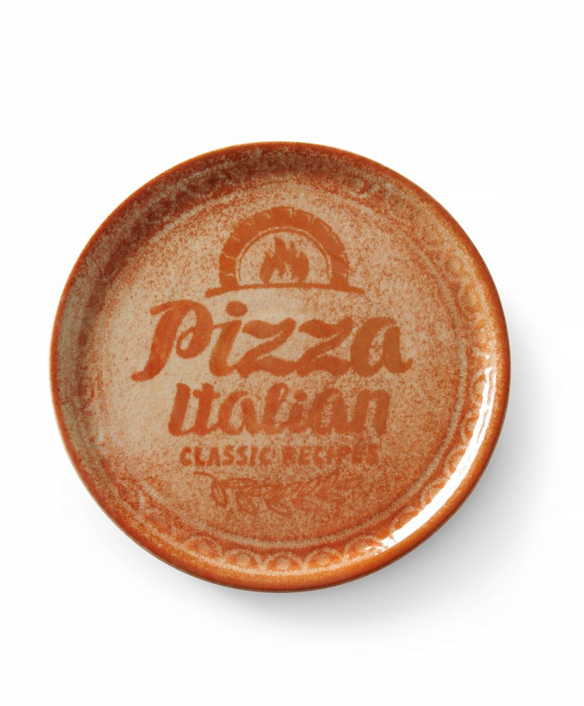 Pizzatallrik Receptsamling Tegelröd, HENDI, Röd, ⌀310mm